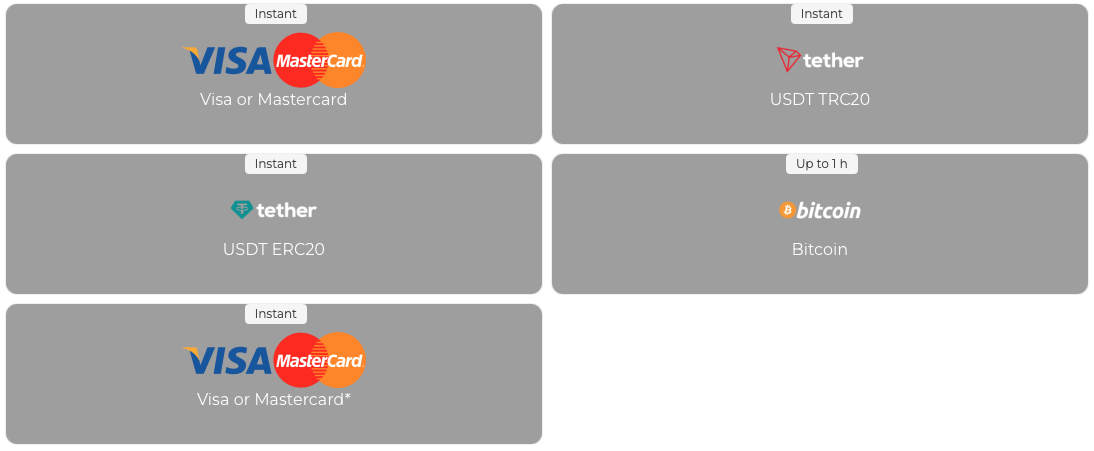 Deposit methods
